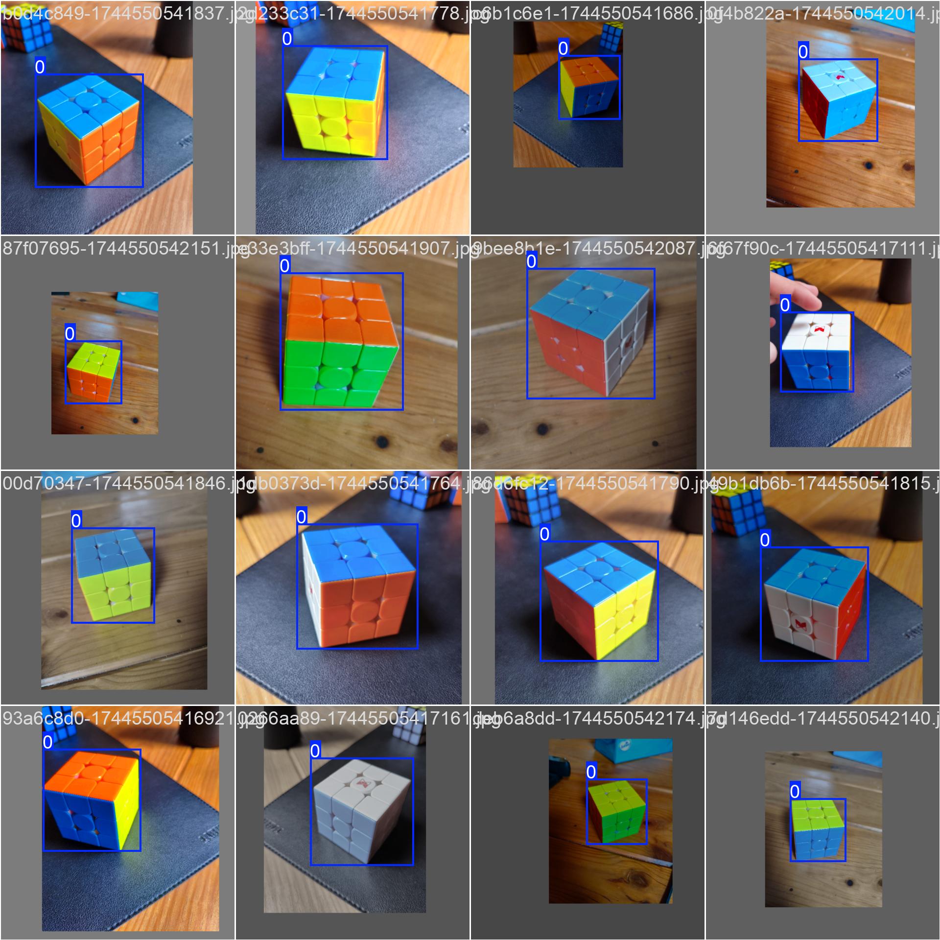 Détection YOLO Rubik's Cube